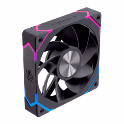 Einarex EXFN-12CI1-B sistema di raffreddamento per computer Case per computer Ventilatore 12 cm Nero 1 pz - Vista aggiuntiva 4