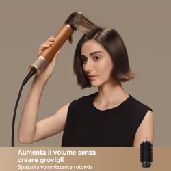 Dreame AirStyle Pro 7-in-1, Asciugatura Rapida, 2 Cilindri Arricciacapelli, Volume e Styling, Riduzione Crespo, Confezione in Pelle, Sistema Magnetico per Accessori - Vista aggiuntiva 4