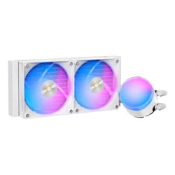 Ocypus Delta L24 ARGB V2 Raffreddamento a liquido AIO processore 2 ventole Bianco