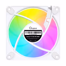 Ocypus Gamma F12 Elite ARGB REVERSE BLADE 3-IN-1 Case per computer Ventilatore 12 cm Bianco 1 pz - Vista aggiuntiva 3