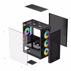 Ocypus Gamma C50 ARGB Mini Tower Nero - Vista aggiuntiva 8