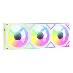 Ocypus Gamma F36 ARGB REVERSE BLADE Case per computer Ventilatore 12 cm Bianco 1 pz