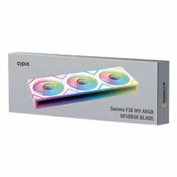 Ocypus Gamma F36 ARGB REVERSE BLADE Case per computer Ventilatore 12 cm Bianco 1 pz - Vista aggiuntiva 7