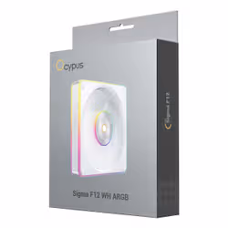 Ocypus Sigma F12 WH ARGB Case per computer Ventilatore 12 cm Bianco 1 pz - Vista aggiuntiva 8