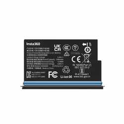 Insta360 X5 Battery, Batteria per fotocamera, Nero