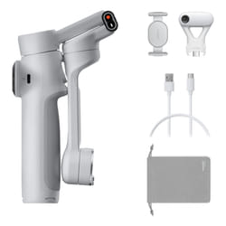 Insta360 Flow 2 AI Tracker Bundle Stabilizzatore per fotocamera per smartphone Grigio chiaro