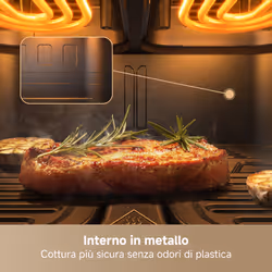 MOVA Tech FD20 PRO Doppia 9 L Indipendente 2700 W Friggitrice ad aria calda Nero - Vista aggiuntiva 7
