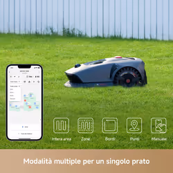 MOVA Tech M1000 tagliaerba Tagliaerba robotizzato Batteria Nero, Grigio, Rosso - Vista aggiuntiva 8