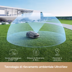 MOVA Tech M600 KIT tagliaerba Tagliaerba robotizzato Batteria Nero, Grigio, Rosso - Vista aggiuntiva 5