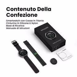 Amazfit Cheetah 2 Ultra 3,81 cm (1.5") AMOLED Digitale 480 x 480 Pixel Touch screen Titanio Wi-Fi GPS (satellitare) - Vista aggiuntiva 4