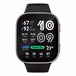 Amazfit Bip Max 5,26 cm (2.07") AMOLED Digitale 432 x 514 Pixel Touch screen Argento Wi-Fi GPS (satellitare) - Vista aggiuntiva 3