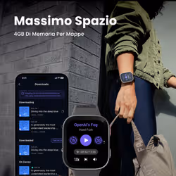 Amazfit Bip Max 5,26 cm (2.07") AMOLED Digitale 432 x 514 Pixel Touch screen Blu Wi-Fi GPS (satellitare) - Vista aggiuntiva 5
