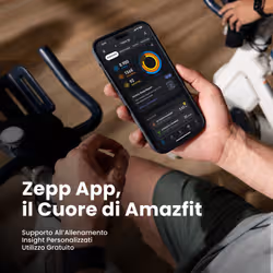 Amazfit Bip Max 5,26 cm (2.07") AMOLED Digitale 432 x 514 Pixel Touch screen Blu Wi-Fi GPS (satellitare) - Vista aggiuntiva 7