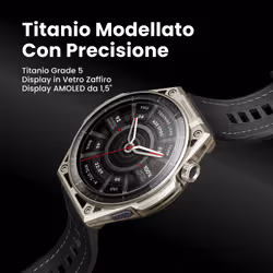 Amazfit Balance Ultra Orologio sportivo 51 mm Titanio GPS cinturino Nero - Vista aggiuntiva 6