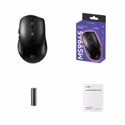 Cudy 2.4G + Bluetooth Wireless , MS9945 1.0 Black mouse Universale Ambidestro RF senza fili + Bluetooth Ottico 3200 DPI - Vista aggiuntiva 3