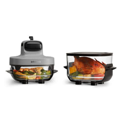 Dreame Tasti Singolo Indipendente 1500 W Friggitrice ad aria calda Nero, Trasparente, Bianco