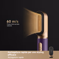 Dreame AirStyle Pro 2 Kit per lo styling dei capelli Caldo Viola 1300 W 2,8 m - Vista aggiuntiva 6