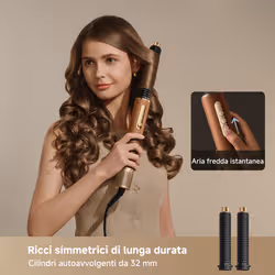 Dreame AirStyle Pro 2 Kit per lo styling dei capelli Caldo Oro 1300 W 2,8 m - Vista aggiuntiva 2