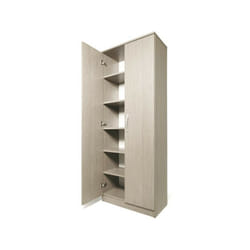 Armadio scarpiera multiuso Olmo in legno nobilitato 2 ante h182x71x38