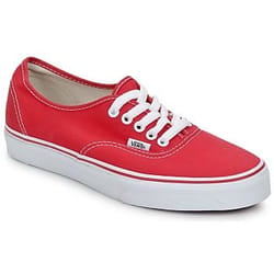 Sneakers basse Vans AUTHENTIC Rosso - 36 1/2