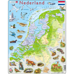 Larsen Maxi LA-K79-NL puzzle Puzzle con formine 68 pz Mappe