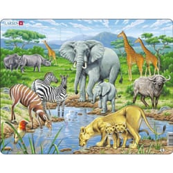 Larsen Maxi LA-FH9 Puzzle con formine 65 pz Fauna