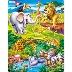 Larsen Maxi LA-US16 Puzzle con formine 18 pz Cartoni
