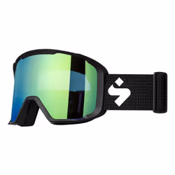 Sweet Protection Durden RIG, Nero, Unisex, Occhialini (piatti) cilindrici, Verde, Emerald