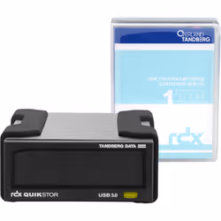 Overland-Tandberg 8864-RDX, Disco di archiviazione, Cartuccia RDX, USB 3.2 Gen 1 (3.1 Gen 1), HDD, Nero, UL 60950, CSA C22.2 ...