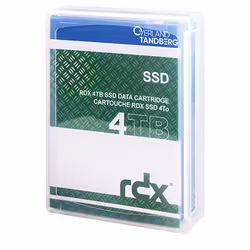 Overland-Tandberg 8886-RDX, Cartuccia RDX, RDX, 4 TB, FAT32, NTFS, exFAT, ext4, Nero, RDX QuikStor