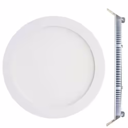Pannello downlight LED Extra-Plat 3W bianco caldo 3000k Spot da incasso, plafoniera Led a forma rotonda adatta per ufficio, a ...
