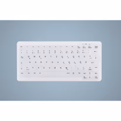 Active Key AK-C4110, Protezione per tastiera, Silicone, 291 mm, 139 mm, 25 mm, Bianco