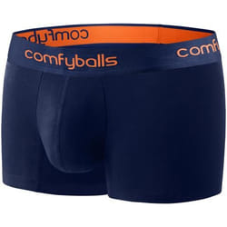 Comfyballs 10-06 S Pantaloncino Boxer corto Blu marino, Arancione
