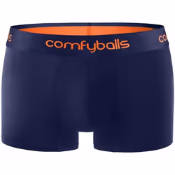 Comfyballs 10-06 S Pantaloncino Boxer corto Blu marino, Arancione