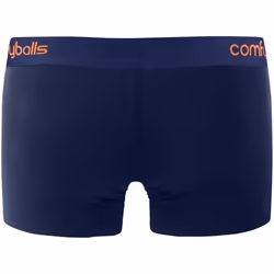 Comfyballs 10-06 S Pantaloncino Boxer corto Blu marino, Arancione