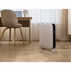 Mill AB-H2000DN stufetta elettrica Interno Nero, Bianco 2000 W Riscaldatore ambiente elettrico a olio - Vista aggiuntiva 3