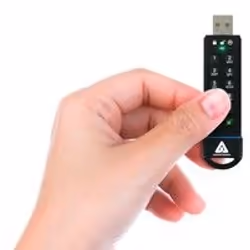 Apricorn Aegis Secure Key 3.0 unità flash USB 120 GB USB tipo A 3.2 Gen 1 (3.1 Gen 1) Nero - Vista aggiuntiva 2