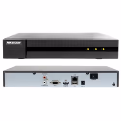 Videoregistratore NVR digitale IP 4CH canali Hikvision HWN-4104MH - Hiwatch series risoluzione Ultra HD 4K (banda in entrata ...