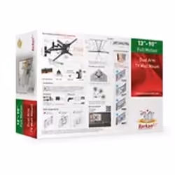Barkan Mounting Systems WH-464-SW Supporto TV a parete 2,29 m (90") Nero - Vista aggiuntiva 4