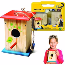 Questa casetta per uccelli fai-da-te della Stanley è il giocattolo da costruzione perfetto per i bambini che amano gli uccell ...