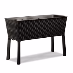 Keter EASY GROW, Fioriera, Libera installazione, Resina, Antracite, Rettangolo, Monocromatico