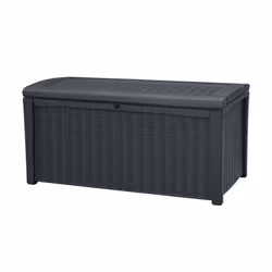 Keter Borneo, Armadietto portaoggetti, Grigio chiaro, Rettangolare, Resina, Monocromatico, Esterno