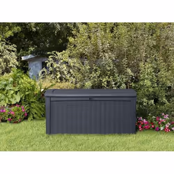Keter Borneo Deck Box Armadietto portaoggetti Rettangolare Resina Grigio