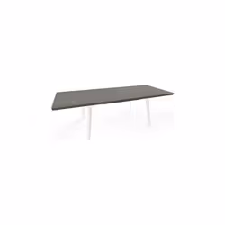 Tavolo Tavolo Allungabile da Giardino 162-241x100,5x76,5 cm Keter Harmony Bianco e Grigio Scuro Realizzato con struttura line ...