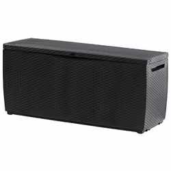 Keter 17202586, Armadietto portaoggetti, Grafite, Rettangolare, Monocromatico, Grafite, Nero