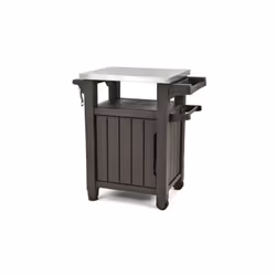 Keter Unity, Vassoio di conservazione, Grigio, Acciaio inox, Rettangolare, Resina, Monocromatico, Esterno