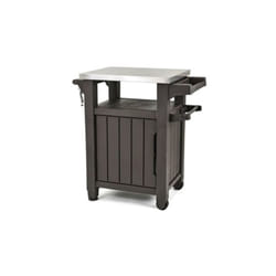 Keter Unity Vassoio di conservazione Rettangolare Resina Grigio, Acciaio inox