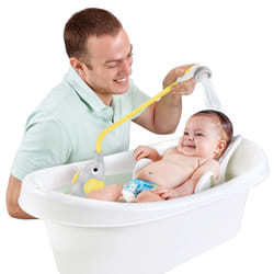 Yookidoo 40214 soffione per doccia Soffione doccia manuale Grigio, Giallo