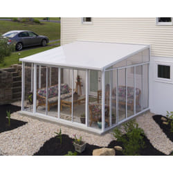 Canopia San Remo Pergola Chiusa in Alluminio 4X4.4 m Bianco