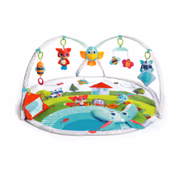 Tiny Love Gymini Dynamic Meadow Days, Palestrina a tappeto per bambino, Arco giocattolo, Sonoro, Multicolore